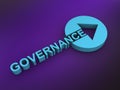 governance word on purple