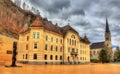 Government Building in Vaduz Royalty Free Stock Photo