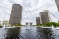 Government Buildings in Capitol Hill in Albany, New York.