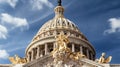 government capitol building top Royalty Free Stock Photo
