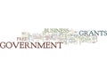 Government Grants Word Cloud Concept Royalty Free Stock Photo