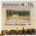 Government House, Sydney 1790 Royalty Free Stock Photo