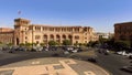 Government House in Yerevan at Republic Square, Prime Ministers office, aerial