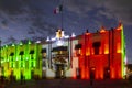 Government Palace of Queretaro City is illuminated for the Celebration of Mexican Independence