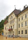 Government and parliament building in Vaduz. Principality of Liechtenstein Royalty Free Stock Photo