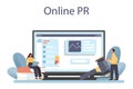 Government PR online service or platform. Political party