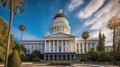 government sacramento capitol building Royalty Free Stock Photo