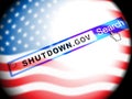 Government Shutdown Url Means America Closed By Senate Or President