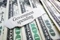 Government spending Royalty Free Stock Photo