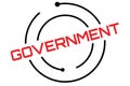 Government typographic stamp