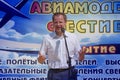 Governor of the Altai Territory Viktor Tomenko at the opening of the Wings of Siberia aviation show