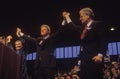 Governor Bill Clinton and Governor Roy Romer at a Denver campaign rally in 1992 on his final day of campaigning in Denver