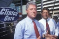 Governor Bill Clinton and Senator Al Gore on the 1992 Buscapade campaign tour in San Antonio, Texas