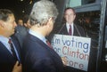 Governor Bill Clinton and Senator Al Gore on the Clinton/Gore 1992 Buscapade Great Lakes campaign tour