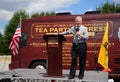 Governor Roemer at the Tea Party Express Rally Royalty Free Stock Photo