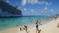 Governor's Beach on Grand Turk Island Royalty Free Stock Photo