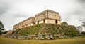 Governor`s Palace, Uxmal Ancient Maya city, Yucatan, Mexico