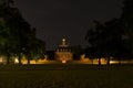 Governor's Palace, Williamsburg, Virginia at night Royalty Free Stock Photo