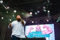 Action Bronson in concert at Governors Ball Royalty Free Stock Photo