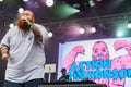Action Bronson in concert at Governors Ball Royalty Free Stock Photo