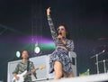 Charli XCX in concert at Governors Ball Royalty Free Stock Photo