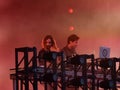 Mark Ronson and Kevin Parker in concert at Governors Ball