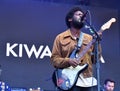 Michael Kiwanuka in concert at Governors Ball Royalty Free Stock Photo