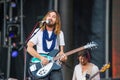 Tame Impala in concert at Governors Ball Royalty Free Stock Photo