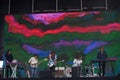 Tame Impala in concert at Governors Ball Royalty Free Stock Photo