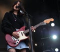 Warpaint in concert at Governors Ball Royalty Free Stock Photo