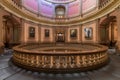 Governors portraits in Michigan rotunda