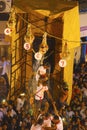 Govindas, young boys breaks Dahi Handi successfully during Dahi Handi festival