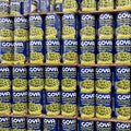 The Goya canned Green Pigeon Peas display at a Walmart Grocery Store in Orlando, Florida