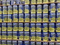 The Goya canned Green Pigeon Peas display at a Walmart Grocery Store in Orlando, Florida