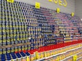 The Goya canned peas and beans display at a Bravo Market Grocery Store in Orlando, Florida