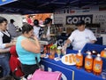 Goya Food Stand Royalty Free Stock Photo