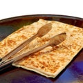 Gozleme, a turkish traditional food Royalty Free Stock Photo