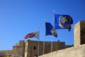 The Gozo Citadel Fortress on the island of Gozo. Malta Royalty Free Stock Photo