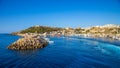 Gozo, Malta - The ancient port of Mgarr with lighthouse on the island of Gozo