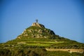 Gozo, Malta - March 12, 2017: A view of the Tas-Salvatur Hill
