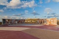 GOZO, MALTA - NOVEMBER 8, 2017: Grounds of the Basilica of the National Shrine of the Blessed Virgin of Ta\' Pinu on the island of