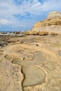 Gozo, rocky beach Malta Royalty Free Stock Photo