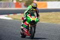 GP CATALUNYA MOTOGP. ALEIX ESPARGARO. APRILIA RACING TEAM. Royalty Free Stock Photo