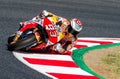 GP CATALUNYA MOTOGP. MARC MARQUEZ, TEAM REPSOL HONDA Royalty Free Stock Photo