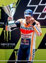 GP CATALUNYA MOTOGP. MARC MARQUEZ, TEAM REPSOL HONDA Royalty Free Stock Photo