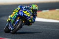 GP CATALUNYA MOTOGP. VALENTINO ROSSI. TEAM MOVISTAR YAMAHA. Royalty Free Stock Photo