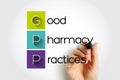 GPP - Good Pharmacy Practices is the practice of pharmacy that responds to the needs of the people who use the pharmacists