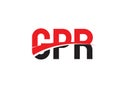GPR Letter Initial Logo Design Vector Illustration Royalty Free Stock Photo