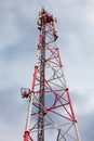 GPS antenna tower Royalty Free Stock Photo