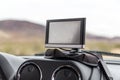 GPS device in a car Royalty Free Stock Photo